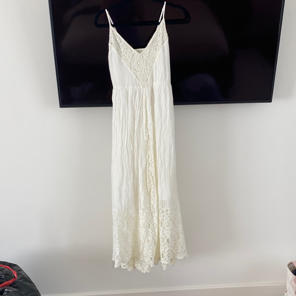 Abercrombie & Fitch White Maxi Dress